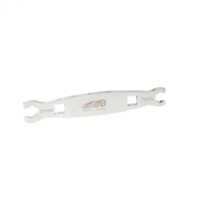 Produktbild von Super B Tb-cf07 Hydraulikschlüssel Für Bremsen Durchsichtig 7-8 mm Durchsichtig 7-8 mm