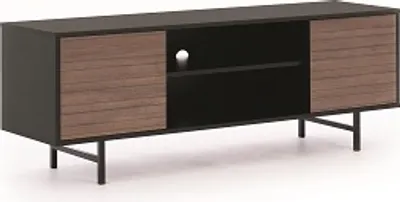 Produktbild von Furmeb24 - PREGGIO TV-Schrank , Lowboard , Schwarz/ Captains Deck