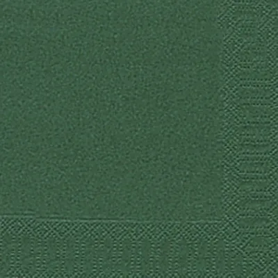 Obrázek produktu pro Duni ubrousky hladké tmavě zelené 33x33cm 3vrstvé 20 kusů