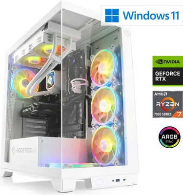 Obrázok produktu pre Herný počítač CSL, AMD Ryzen 7 7700, 5300 MHz, GeForce RTX 4060 Ti, 32 GB DDR5 RAM, 2000 GB M.2 SSD, Windows 11, USB 3.2 | M10730H