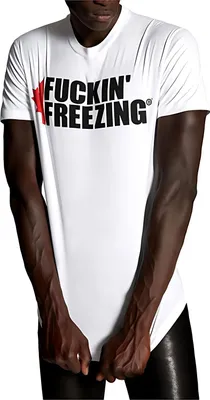 Immagine prodotto di Maglietta Dsquared2 Icon Fuckin' Freezing bianca da uomo