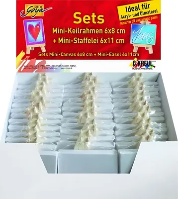 Produktbild von KREUL 68613 SOLO GOYA Mini-Staffelei und Keilrahmen, 1 Stück