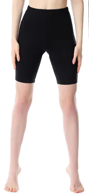 Image de Leggings courts en coton pour femme Bellivalini BLV50-200 (noir, M)