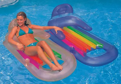 Produktbild von Wehncke Pool Lounge 160 x 85 cm, Farbe nicht wählbar, silber oder blau