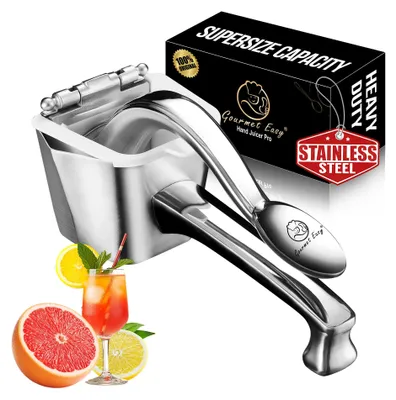 Image de Extracteur de jus pour agrumes en acier inoxydable, avec panier filtrant pour une extraction de jus maximale