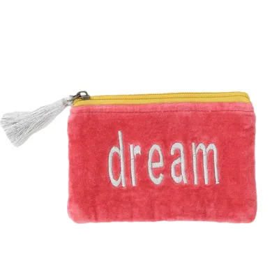 Produktbild von Samttäschchen dream für Make-up Schmuck Geld etc. mit Reißverschluss ca. 16 x 10 cm
