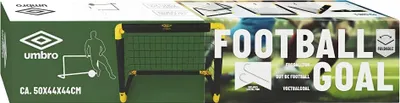 Obrázek produktu pro Umbro Fotbalová branka Umbro - skládací fotbalová branka - 50 x 44 x 44 cm - černá/žlutá