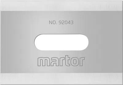 Produktbild von MARTOR 10 x INDUSTRIEKLINGE, Ersatzklingen Cuttermesser, Sicherheitsmesser, 18,5 mm, Scharf, Im Spender, 4-fach Nutzbar, NR. 92043