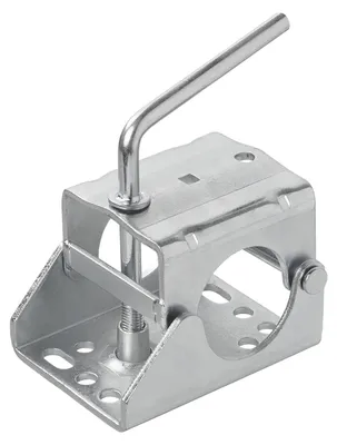 Produktbild von Stützrad Halterung 60mm Halter Anhänger Klemmschelle Stützrad kompatibel ALKO