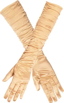 Produktbild von Boland 03144, Karnevalskostüm-Handschuhe, Erwachsener, Weiblich, Polyester, Gold, 83 g