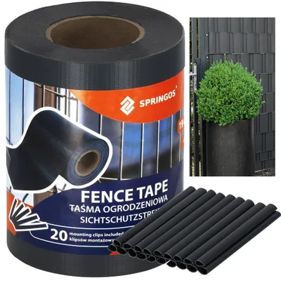 Productafbeelding van Vlechtband | Privacyfolie | Vlechtband Voor Tuinafsluiting | PVC | 35 m | Antraciet