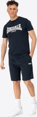 Image de T-shirt et short hommes coupe régulière MOY Dark Navy/White L Lonsdale