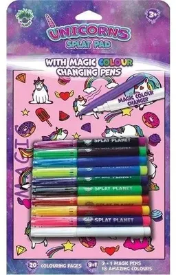 Productafbeelding van Książeczka z magicznymi mazakami Jednorożce