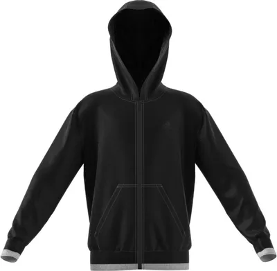 Produktbild von Adidas U Fleece Fz Hd Black/Mgreyh 128