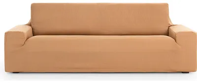 3-Sitzer Sofabezug, gelb, universell, für Rückenlehne, Sitz und Armlehnen