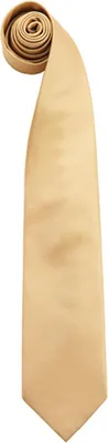 Produktbild von Premier Workwear PR765 | Krawatte Uni-Fashion / Colours - Farbe: Gold (ca. Pantone 7499C) - Größe: 144 x 10 cm