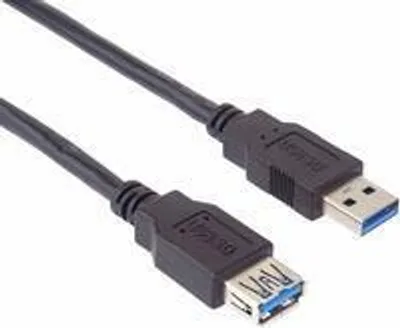 Obrázok produktu pre PremiumCord KU3PAA1BK, 1 m, USB A, USB A, USB 3.2 Gen 1 (3.1 Gen 1), 5 Gbit/s, Čierna