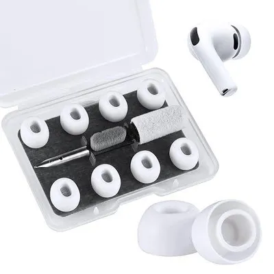 Zdjęcie produktu dla Nakładki douszne silikonowe do airpods pro 3 generacja 4 pary