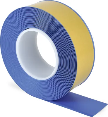 Produktbild von Bodenmarkierungsband WT-500 mit abgeschrägten Kanten, PVC, Blau, 50 mm x 10 m