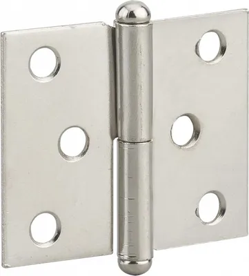 Image de Paumelle de porte de meuble / porte légère, 40x50mm, acier, droite - THIRARD