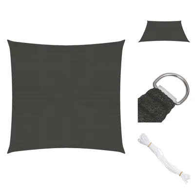Produktbild von vidaXL Sonnensegel 160 g/m² Anthrazit 5x5 m HDPE - Sonnenschirme & Sonnenschutze