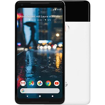 Produktbild von Google Pixel 2 XL, 15,2 cm (6"), 4 GB, 64 GB, 12,2 MP, Android 8.0, Schwarz, Weiß