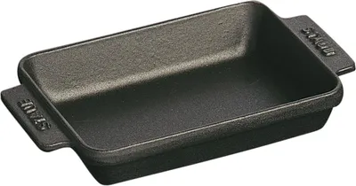 Image de STAUB Rectangular Mini Baking Tray 250 ml  Black