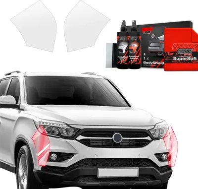 Obrázok produktu pre Ochranná fólia 2 v 1 Grizz Protector na nárazník – SsangYong Musso (2023–2025)
