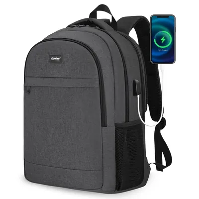Produktbild von Laptoprucksack 17,2'' Laptoptasche Business Rucksack Schulrucksack Reise, Mit USB und RFID-Taschen Laptopfach für Herren/College/Frauen