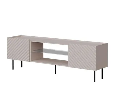 Produktbild von MIRJAN24 TV-Lowboard Lucca 180 2D EF, RTV Schrank mit zwei Drehtüren,TV-Schranke, Wohnzimmer (Farbe: Cashmere)