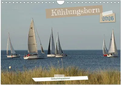 Produktbild von Kühlungsborn Geburtstagsplaner (Wandkalender 2026 DIN A4 quer), CALVENDO Monatskalender