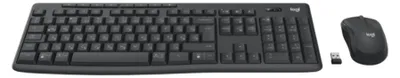 Zdjęcie produktu dla Logitech 920-012079, Bezprzewodowy, Bluetooth, Mecha-membrana przełącznik klucza, QWERTZ, Grafitowy, Dołączona myszka
