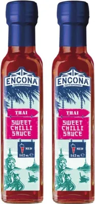 Produktbild von Doppelpack ENCONA Thai Sweet Chilli Sauce (2x 142ml /165g) | Süße Chili Sauce