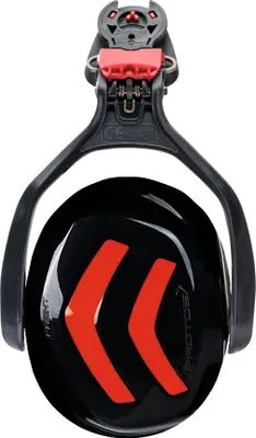 Produktbild von PROTOS® Gehörschutz Kapsel/ Kapselgehörschutz E Schwarz/Rot