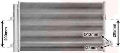 Immagine prodotto di VAN WEZEL 06015708 Condensatore climatizzatore Condensatore climatizzatore per BMW 5 Touring (G31) + essiccatore