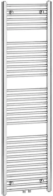 Productafbeelding van Badkamerradiator Benito - centrale aansluiting 50mm/zij-aansluiting - 555 W - chroom - 1700x450 mm