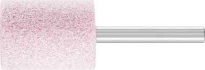 Produktbild von Pferd Schleifstift Körnung 60EK 25 x Höhe 32mm Schaft-Durchmesser 6mm Zylinderform Härte 0 rosa (AR) - 31135276