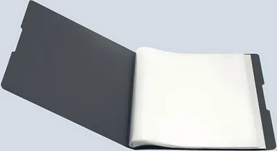 Produktbild von Herlitz 11207511, Schwarz, Polypropylen (PP), 20 Taschen, Porträt, A4, 1 Stück(e)