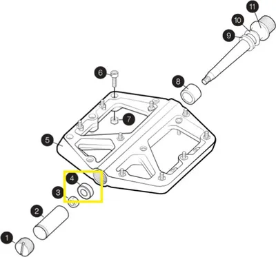 Obrázek produktu pro Ložiska Crankbrothers Pedal Enduro Pedal MAX Bearing, 6x13x5mm