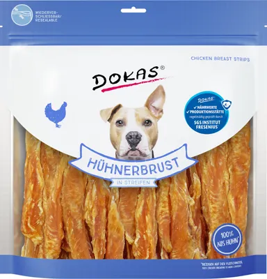 Produktbild von Dokas Hühnerbrust in Streifen 900 g