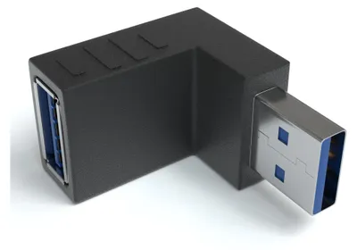 Produktbild von USB 3.0 Winkel Adapter 270° Grad Winkeladapter A Stecker zu A Buchse