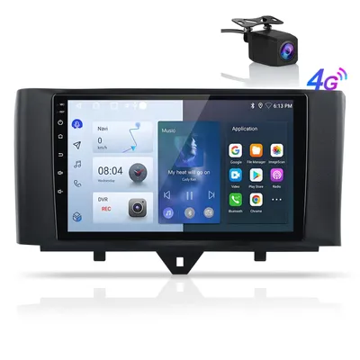 Obrázok produktu pre Android13 Carplay 6+128G autoradio DAB Pre Mercedes Benz Smart 2010-2015  GPS SWC WIFI BT 8kern RDS 4GSIM