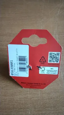 Zdjęcie produktu dla ErgoTec Ahead-Plug (zacisk) jednorazowy 1 1/8 czarny