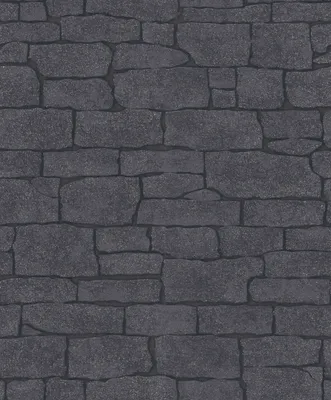 Produktbild von Strukturtapete 10091-15 Vliestapete Stein Beton 0.53 x 10.05 m Erismann Imitations 2 Schwarz