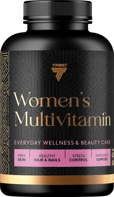 Produktbild von Trec Nutrition | Women's Multivitamin | with Fish Collagen Peptides, Hyaluronic Acid, CoQ10, L-Carnitine, CLA & Green Tea