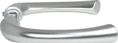Produktbild von Drückerpaar FLORENZ Türklinke Türgriff mit Vierkantstift silber eloxiert