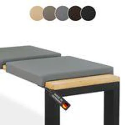 Produktbild von Klemmkissen Sitzkissen mit 2 Leisten, 37cm Klemmtiefe, Kunstleder