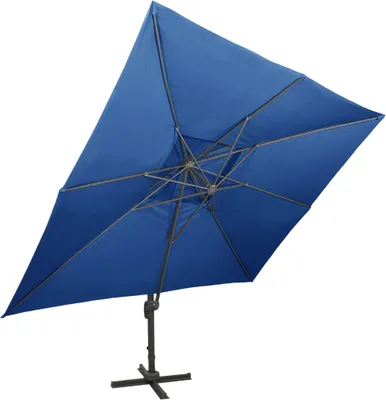 Obrázok produktu pre vidaXL Ampel slnečník s vetraním 400x300 cm azúrovo modrý