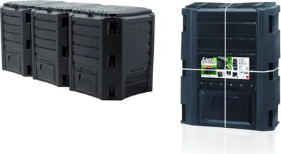 Immagine prodotto di Kompostér MODULE COMPOGREEN 1200 l bez balení - barva: černá
