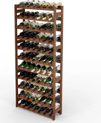 Produktbild von Flaschenregal Weinschrank Weinständer Weinregal für Flaschen RW-1-77 Braun  LENMAR